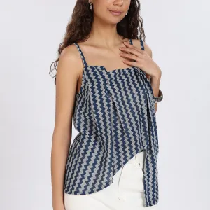 ZIGZAG KNITTED TOP