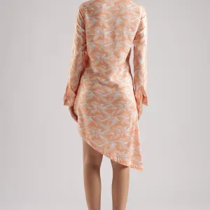 Leaf Print Shirt for Women Trendy Casual Wear