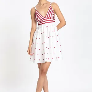 POLKA DOT MINI DRESS