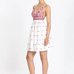 POLKA DOT MINI DRESS