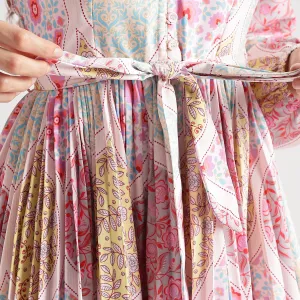 Paisley Printed Maxi Dress for Women Casual Summer Wear