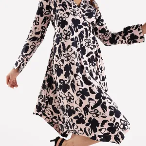 Rayon Printed Dress for Women Casual Eve...