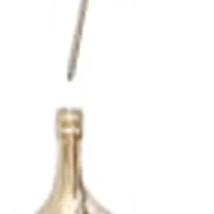 Mii Art Brass Surmedani With Funnel/Kuppi and Surma Use in Eye's Makeup[Size-13-cm]Pack OF 1 pcs Funnel,2 Surma Packed, 1 Brass Surmedani