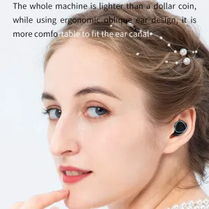 Wireless Bluetooth 5.0 In-Ear Earbuds – Mini Stereo with Mic
