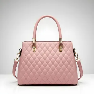 Premium Quality Women’s Stylish Handbag | Elegant PU Leather Shoulder & Tote Bag for Ladies | Spacious Multi-Compartment Design with Golden Hardware & Fur Ball Charm | Perfect for Office, Daily Use, Travel & Parties