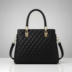 Premium Quality Women’s Stylish Handbag | Elegant PU Leather Shoulder & Tote Bag for Ladies | Spacious Multi-Compartment Design with Golden Hardware & Fur Ball Charm | Perfect for Office, Daily Use, Travel & Parties