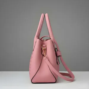 Premium Quality Women’s Stylish Handbag | Elegant PU Leather Shoulder & Tote Bag for Ladies | Spacious Multi-Compartment Design with Golden Hardware & Fur Ball Charm | Perfect for Office, Daily Use, Travel & Parties