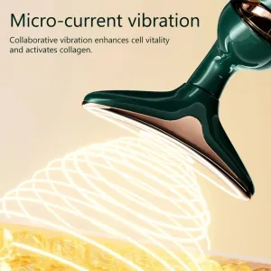 3 in 1 vibrating face neck eye massager for firm glowing skin