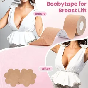 Boob Tape | Nipple Pasties Multipurpose Nipple Tape for Women Push Up & Lifting Body Tape for Women Breast Tape Breast Lift Bra Tape