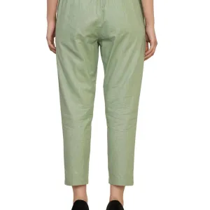 Women’s Linen Palazzo Pants – Effortless Style & Breathable Comfort | Green