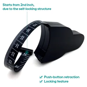 Body Measuring Tape with Lock Pin Retractable Fitness Tape