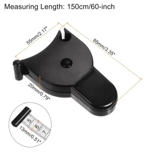 Body Measuring Tape with Lock Pin Retractable Fitness Tape
