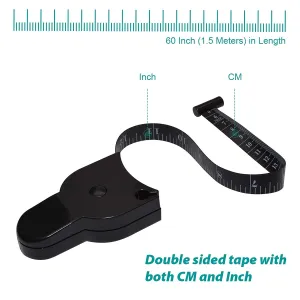 Body Measuring Tape with Lock Pin Retractable Fitness Tape