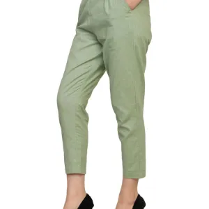 Women’s Linen Palazzo Pants – Effortless Style & Breathable Comfort | Green