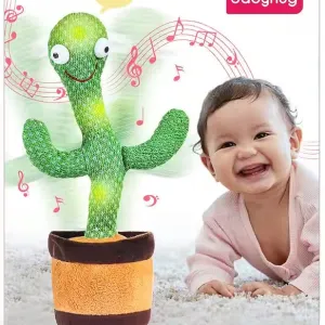 Electronic Dancing Cactus Toy with Light...