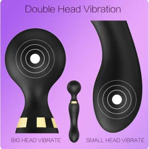 Rechargeable waterproof body massager with multiple vibration modes