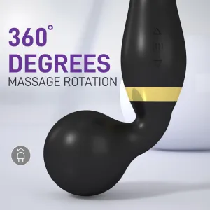 Rechargeable waterproof body massager with multiple vibration modes