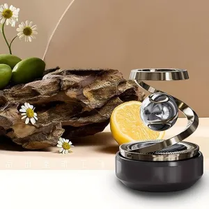 Solar Rotating Car Air Freshener Dashboard Diffuser