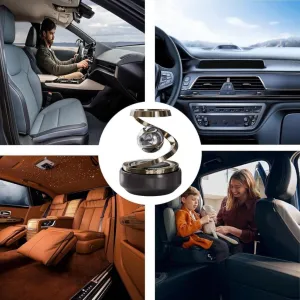 Solar Rotating Car Air Freshener Dashboard Diffuser