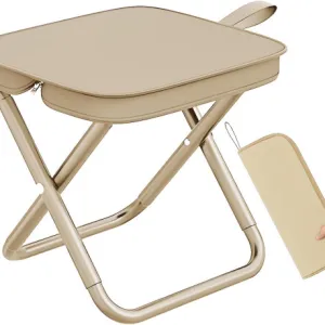 Portable Folding Stool with Zipper Bag f...