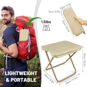 Portable Folding Stool with Zipper Bag for Outdoor Camping
