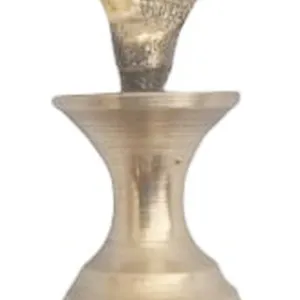 Mii Art Brass Surmedani With Funnel/Kuppi And Surma Use In Eye's Makeup Pack OF 1 pcs Funnel, 2 Surma Packed, 1 Brass Surmedani