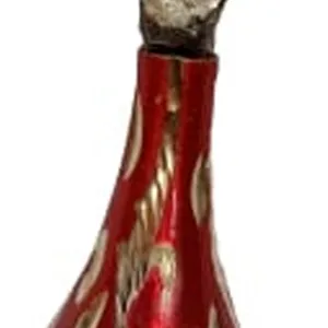 Brass Surmedani With Funnel/Kuppi And Surma Use In Eye's Makeup [Size-7-cm] Pack Of-1 Funnel, 2 Surma Packed, 1 Brass Surmedani