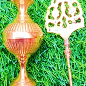 Brass Surmedani With Funnel/Kuppi And Su...