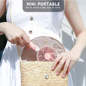 Portable USB Fan – Rechargeable Battery