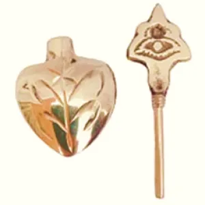 Brass Surmedani With Funnel/Kuppi And Surma Use In Eye's Makeup [Size-7-cm] Pack Of-1 Funnel, 2 Surma Packed,1 Brass Surmedani