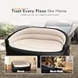 Comfort Outdoor and Indoor Portable & Inflatable Double Size Air Sofa With Electric Air Pump