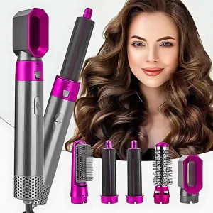 5 in 1 Hot Air Brush Hair Dryer & Volumi...
