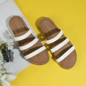Women’s Triple Strap Slides | Mule Sanda...