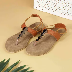 Women’s Toe-Ring Flats | Back Strap T-St...