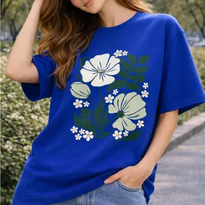 FLORA VIBE GRAPHIC OVERSIZED T-SHIRT