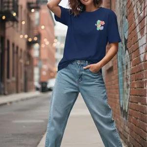 LITTLE FLOWER GRAPHIC PRINTED OVERSIZED...