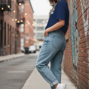 LITTLE FLOWER GRAPHIC PRINTED OVERSIZED T-SHIRT