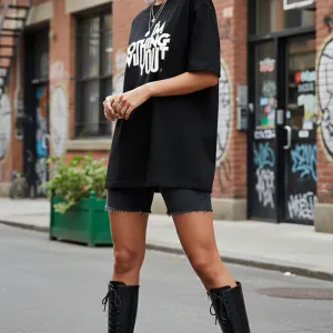NOTHING WITHOUT YOU OVERSIZED TEE
