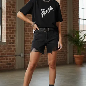 RETURN GRAPHIC PRINTED OVERSIZED T-SHIRT