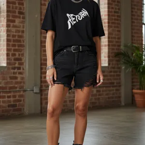 RETURN GRAPHIC PRINTED OVERSIZED T-SHIRT
