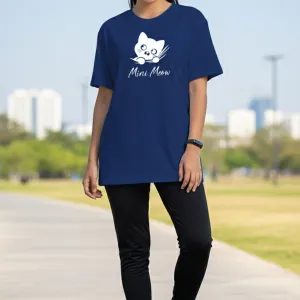 CAT GRAPHIC PRINTED OVERSIZED TEE
