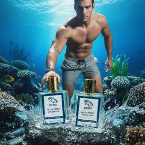 Red Vocal Wild Rock Premium Perfume Eau De Toilette for Men – 100ml Bold, Fresh & Long-Lasting Set of 2 Fragrance