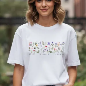 BOTANICAL GRAPHIC PRINTED OVERSIZED T-SHIRT