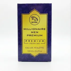 Red Vocal Millionaire Men Premium Perfume Eau De Toilette – Long-Lasting 100ml Bold & Luxurious Fragrance
