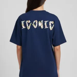 ICONIC GRAPHIC PRINTED OVERSIZED T-SHIRT