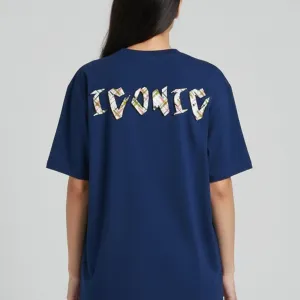 ICONIC GRAPHIC PRINTED OVERSIZED T-SHIRT