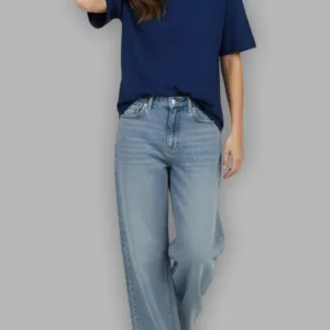 TWIN MERMAID GRAPHIC PRINTED OVERSIZED T-SHIRT