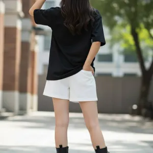 PANDASTIC MOOD GRAPHIC PRINTED OVERSIZED T-SHIRT