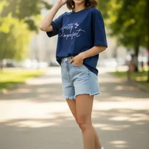 PERFECT GRAPHIC PRINTED OVERSIZED T-SHIRT