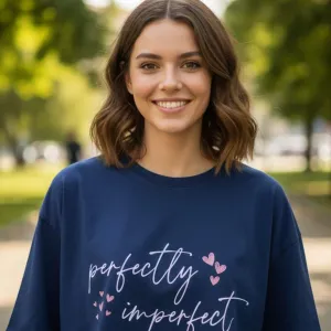 PERFECT GRAPHIC PRINTED OVERSIZED T-SHIR...